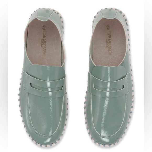 Ilse Jacobsen Shoes - Ilse Jacobsen Mint Green Loafers / 8.5 / spring flats / boho / colorful / comfy